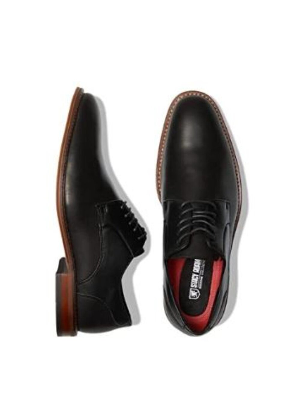 Stacy Adams Marlton Plain Toe Dress Shoes Regular 10.5 Black- O